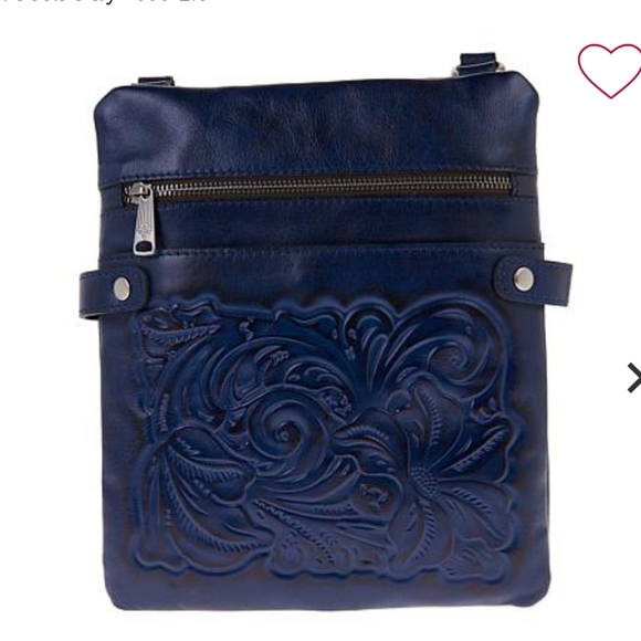 *2 day sale*Patricia Nash Prizzi Leather Crossbody - Picture 3 of 8
